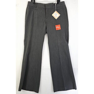 Dockers ~Woman Size 16P Medium~ Gray Trouser Leg Truly Slimming Khaki Pants NWT.